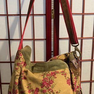 Lucky Brand Bag Canvas and Leather Crossbody